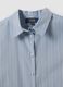 Blue striped long-sleeve slim-fit shirt_5
