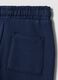 Midnight blue pure cotton oversized joggers with animal print_3