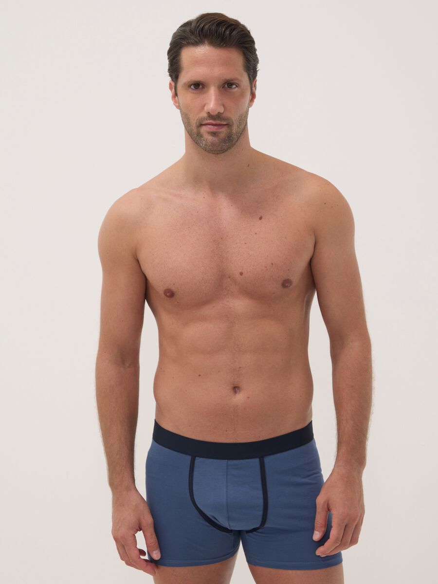 3-pack of blue stretch organic cotton boxer shorts_0