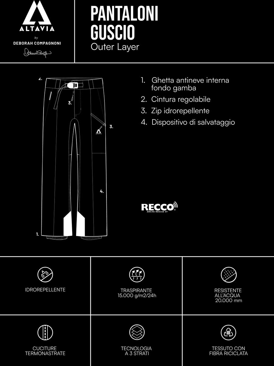 Altavia by Deborah Compagnoni ski shell trousers_2
