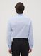 Light blue pure cotton shirt with classic collar, slim fit, non-iron_3