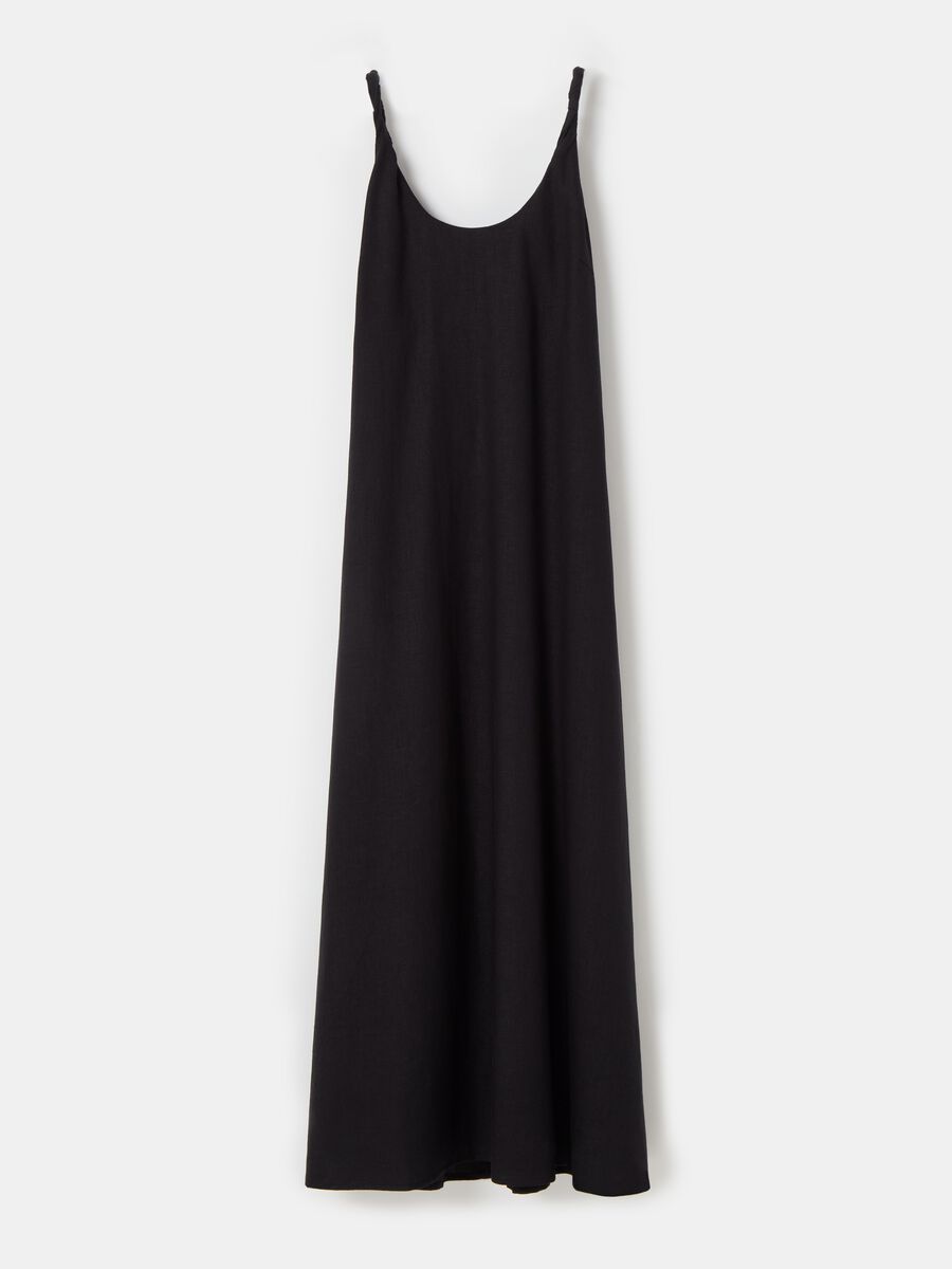 Contemporary long sleeveless dress_3