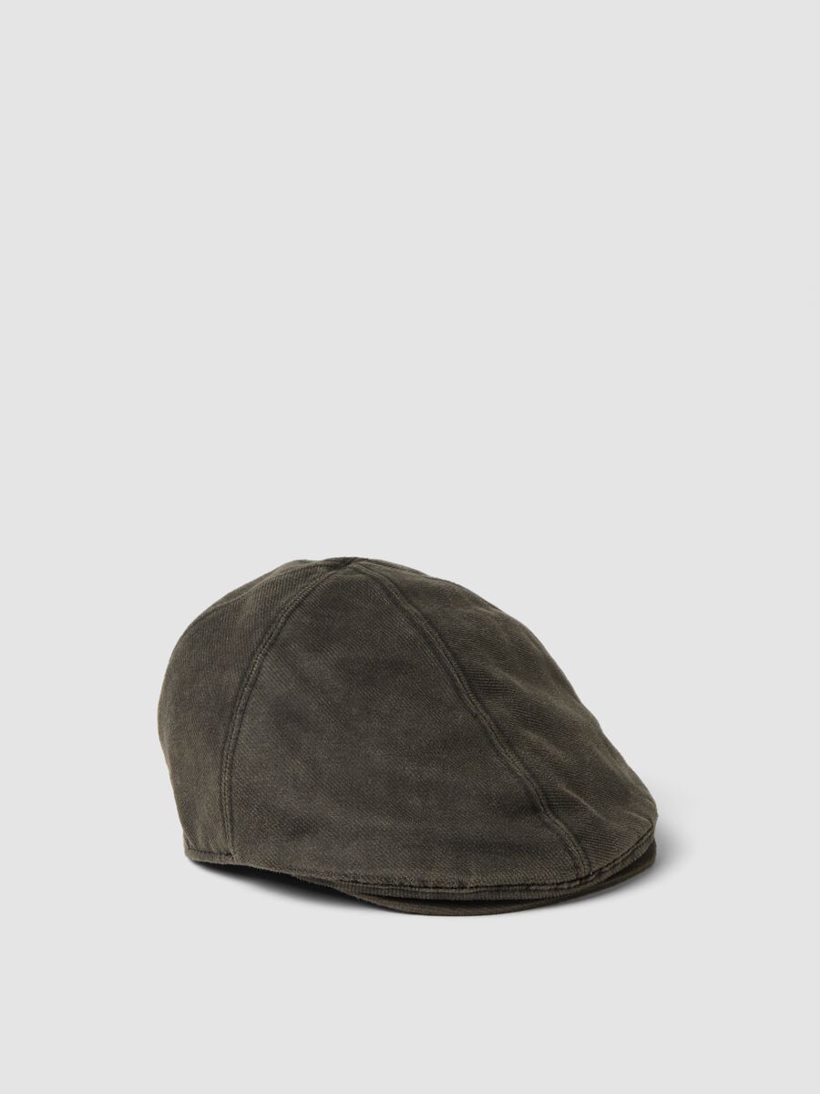 Coppola marrone in misto viscosa_0