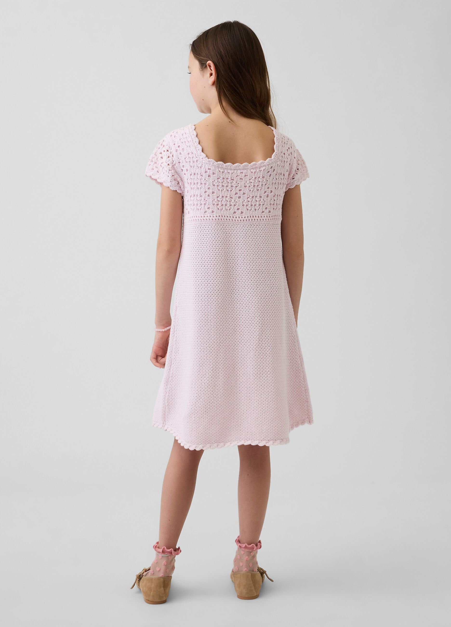 Robe en pur coton &agrave; broderie anglaise