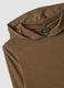 Camelfarbenes Shirt aus stretchiger Viskose mit Rundhalsausschnitt_2