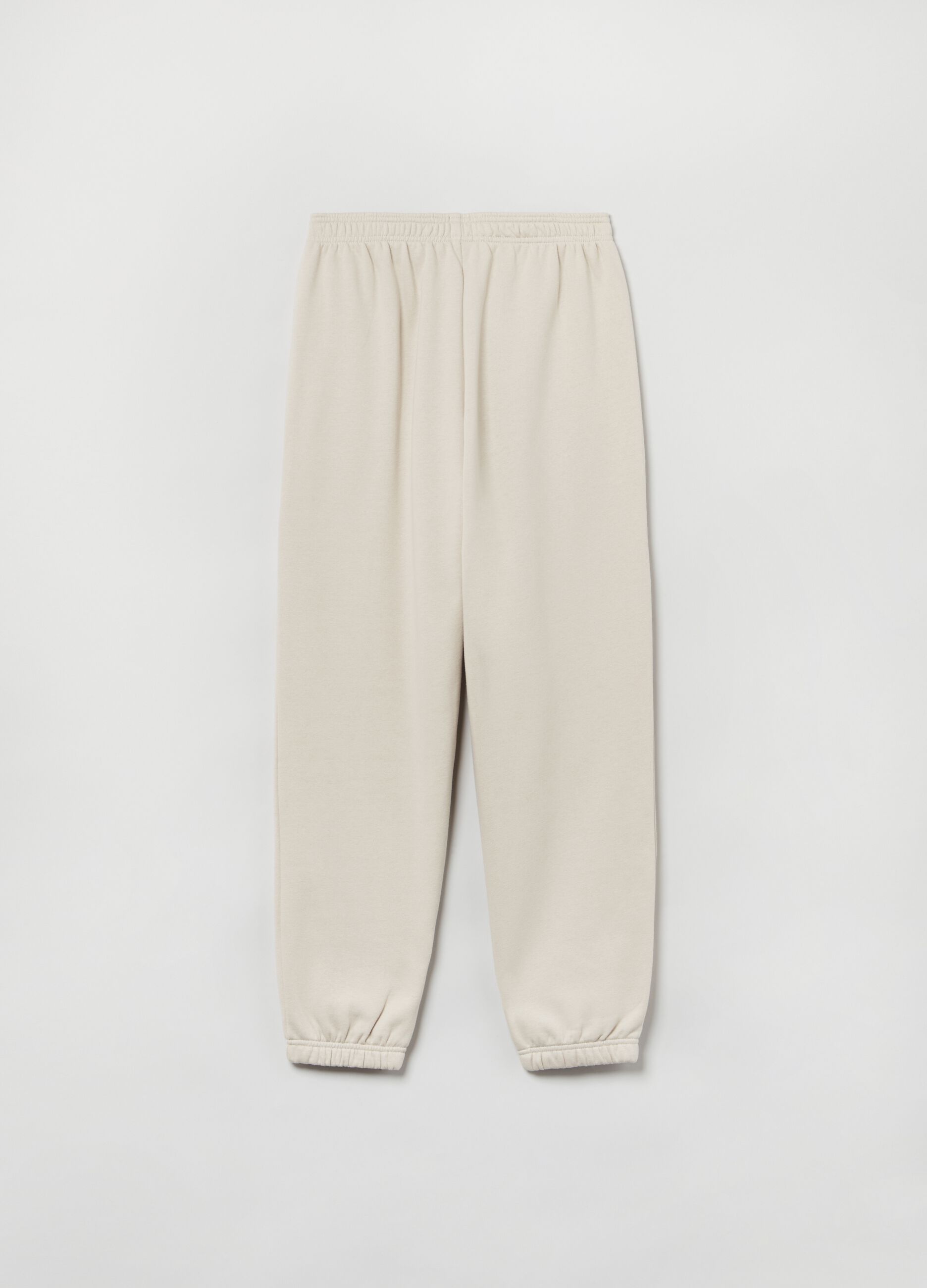 High-rise, easy-fit joggers in plush