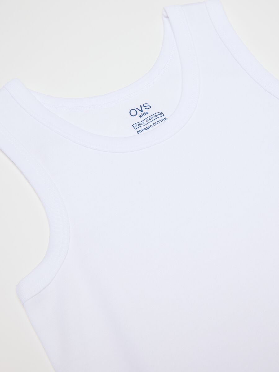 Bipack multicolour vest tops for boys in pure cotton regular fit_3