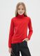 Regular fit elasticated cotton red girls' top_0