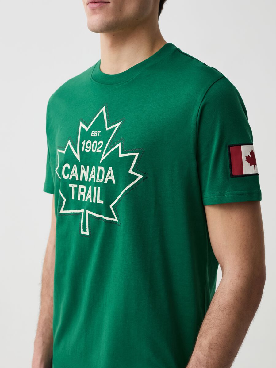 T-shirt con cuciture a contrasto Canada Trail_2