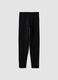 Leggings skinny neri in cotone organico elasticizzato per ragazza_3