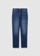 Slim-fit cross-hatch cotton jeans_4