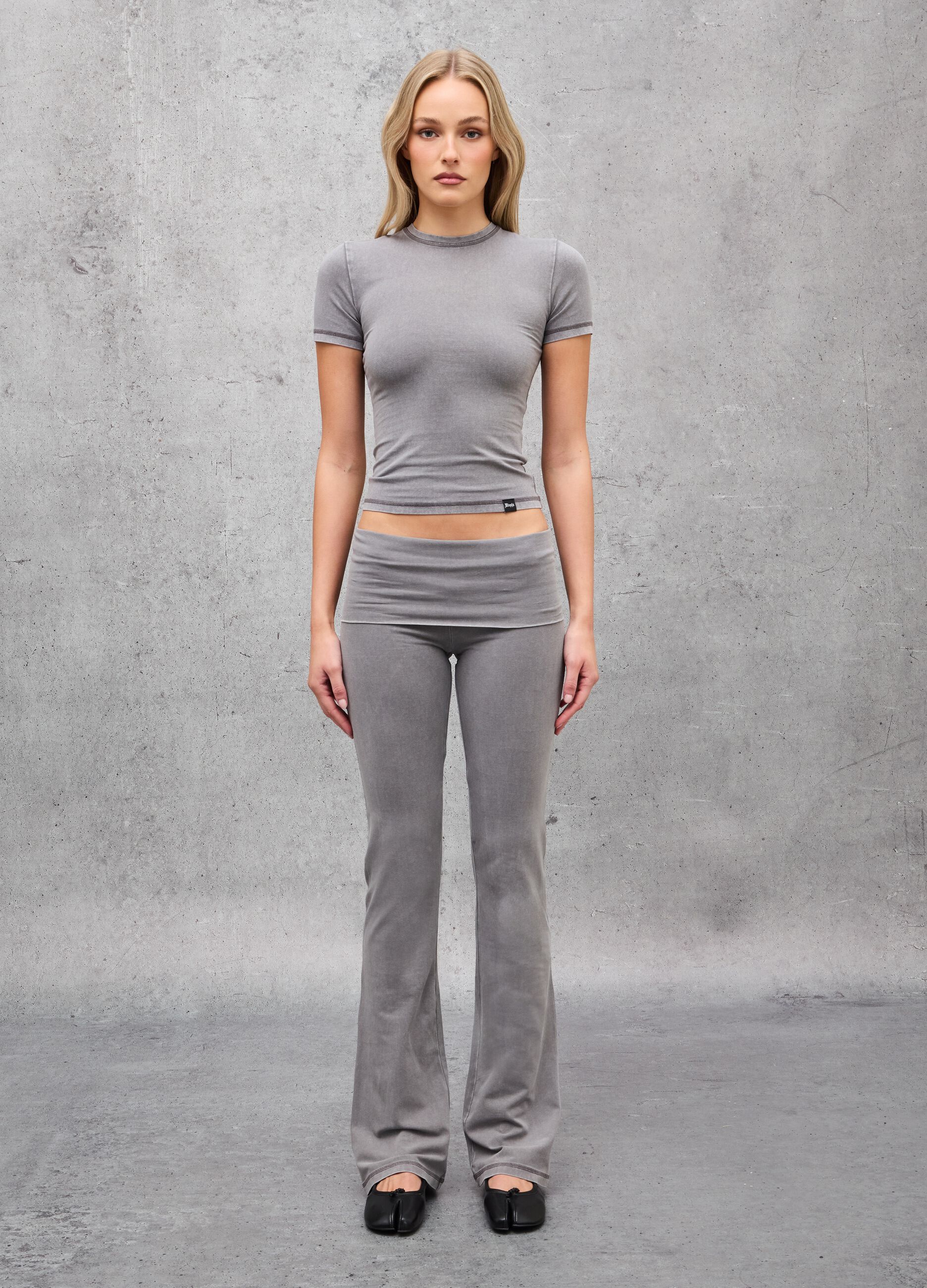 Yoga Flare Pants Vintage Grey