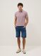 Blaue Stretch-Denim-Baumwollmischung Slim Fit Shorts_0