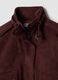 Brown stretch high-neck jacket, regular fit_6