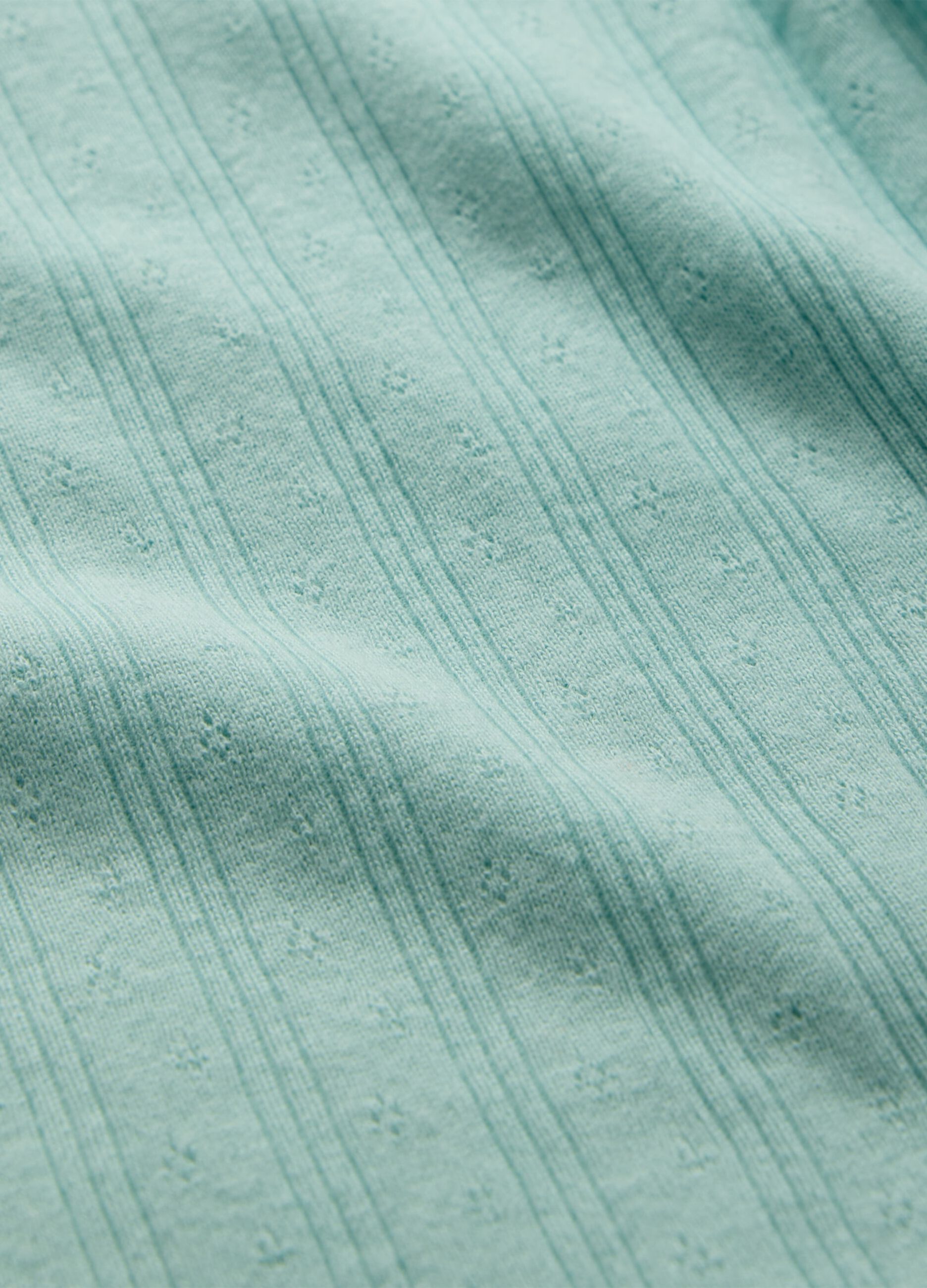 M&auml;dchent-Shirt aus reiner Baumwolle in Hellblau