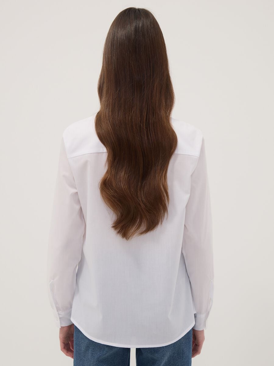 White long-sleeve slim-fit shirt_3