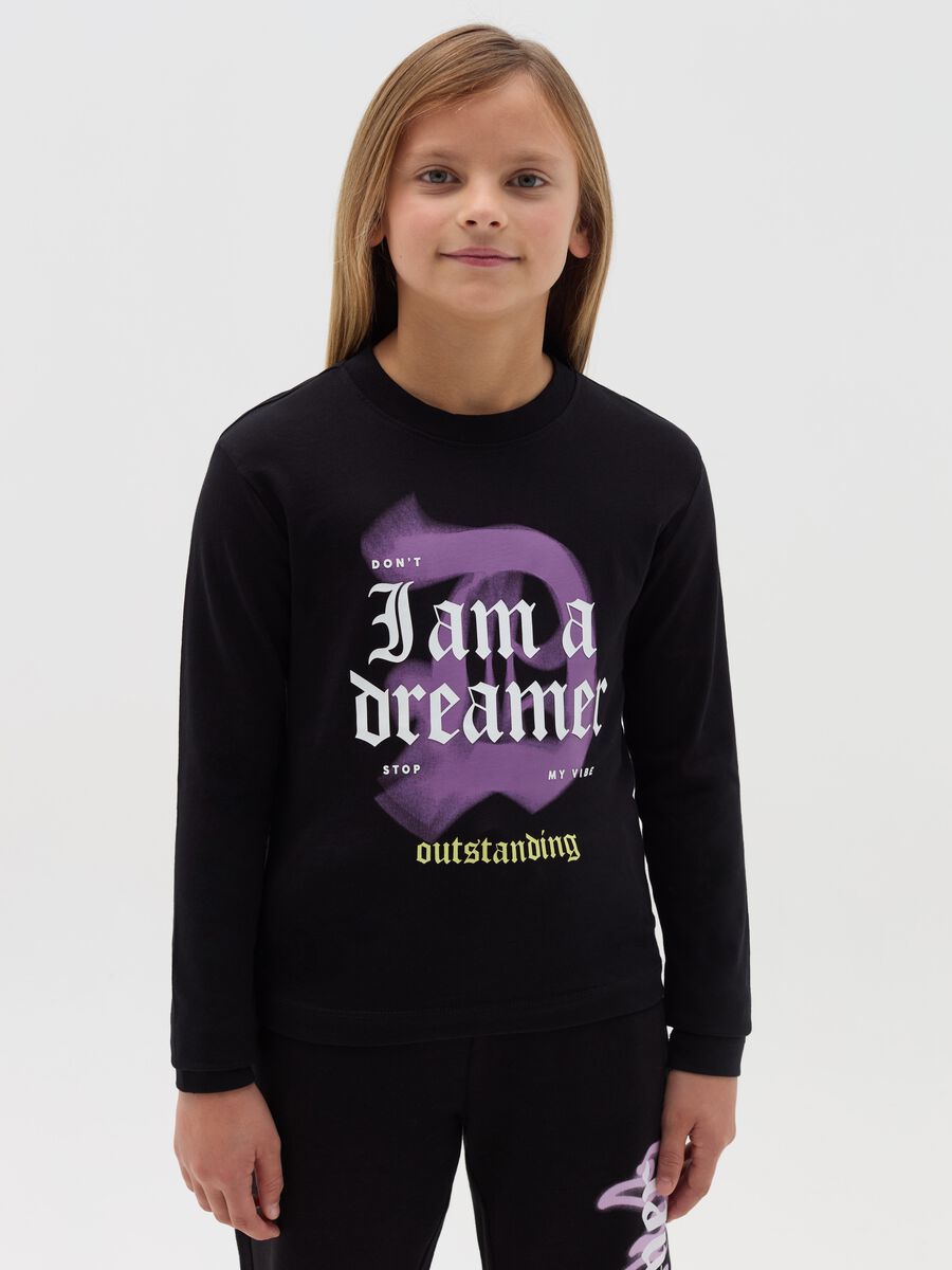 Long-sleeved T-shirt with print_0