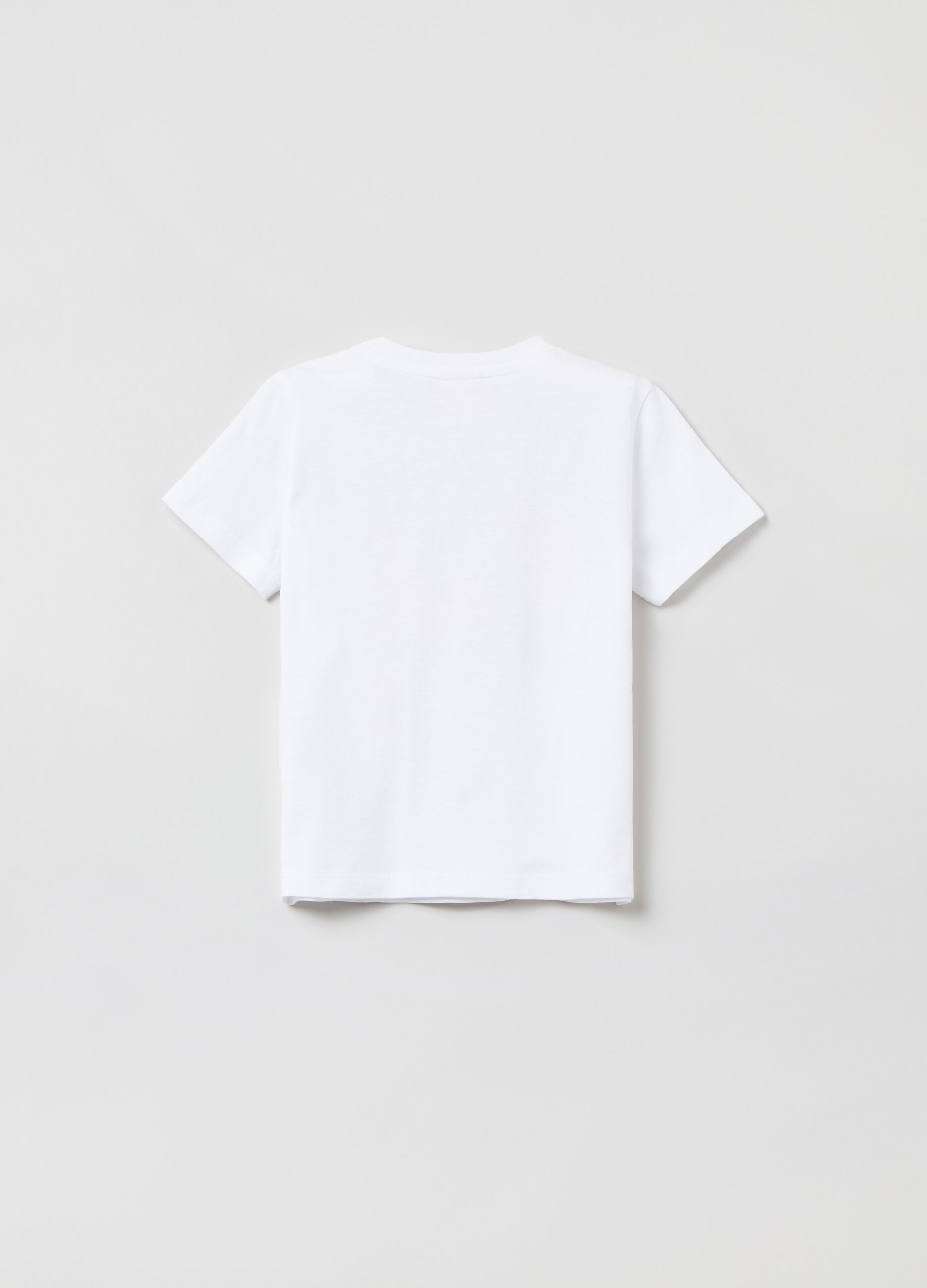 Camiseta de algodón con estampado.