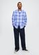 Blue Gradient Check Shirt_1