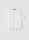 White cotton blend short-sleeve t-shirt regular fit_4