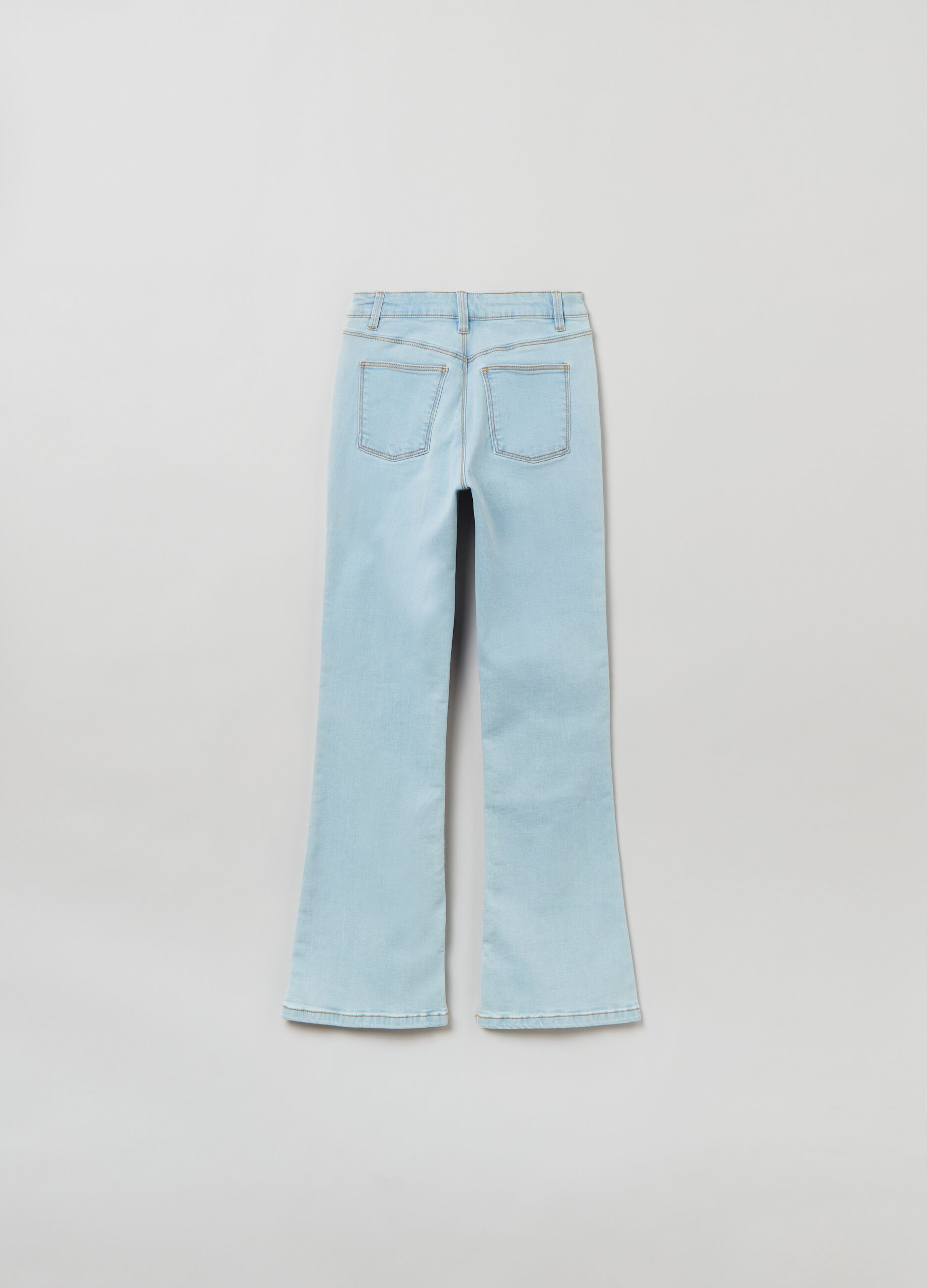 Flare-fit jeans with five pockets_1