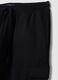 Black cotton-blend cargo joggers with drawstring, regular fit_1