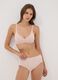 Rosa High-Waist-Slip aus elastischer Bio-Baumwolle_0