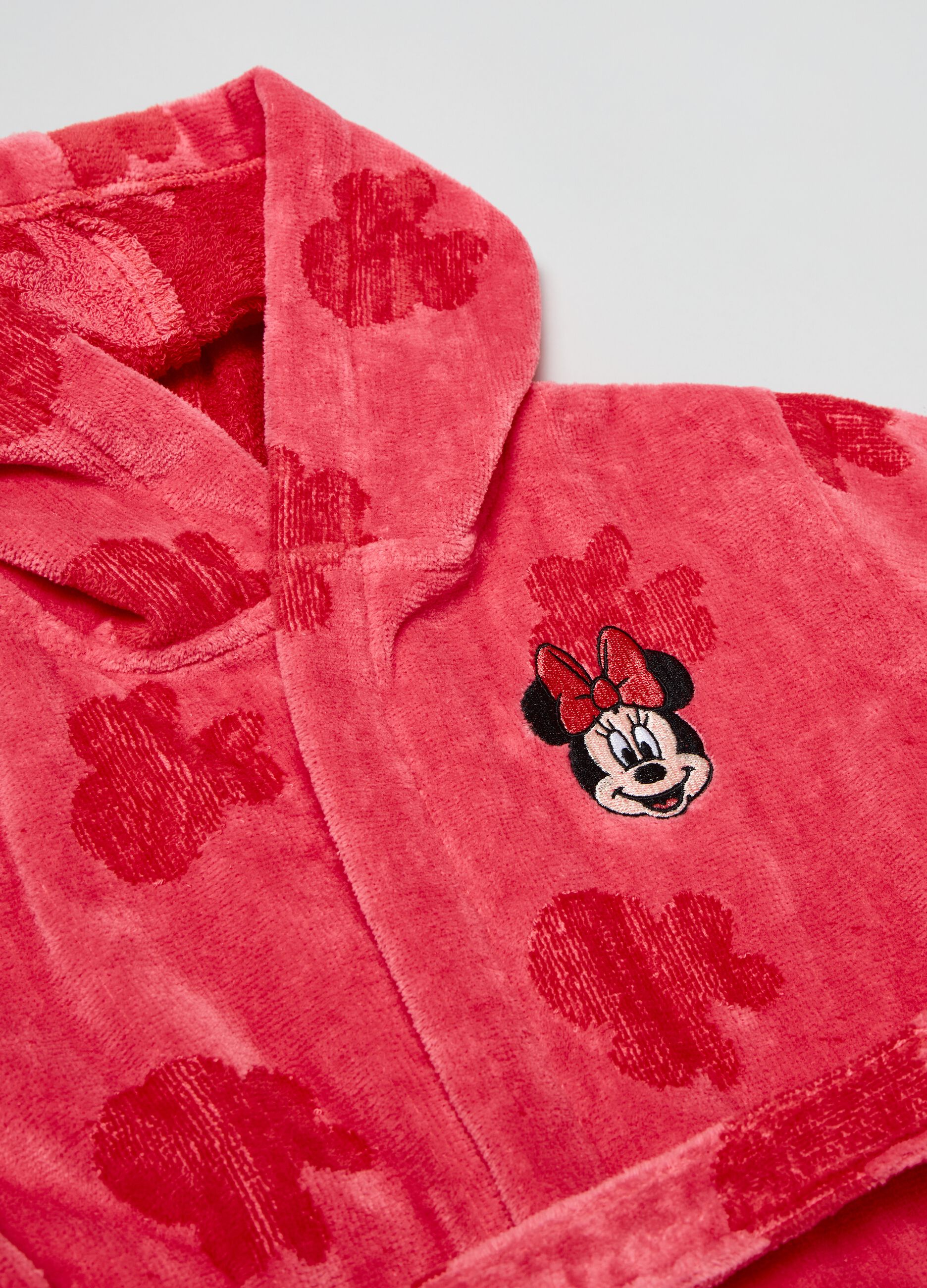 Bathrobe with Disney Baby Minnie Mouse embroidery