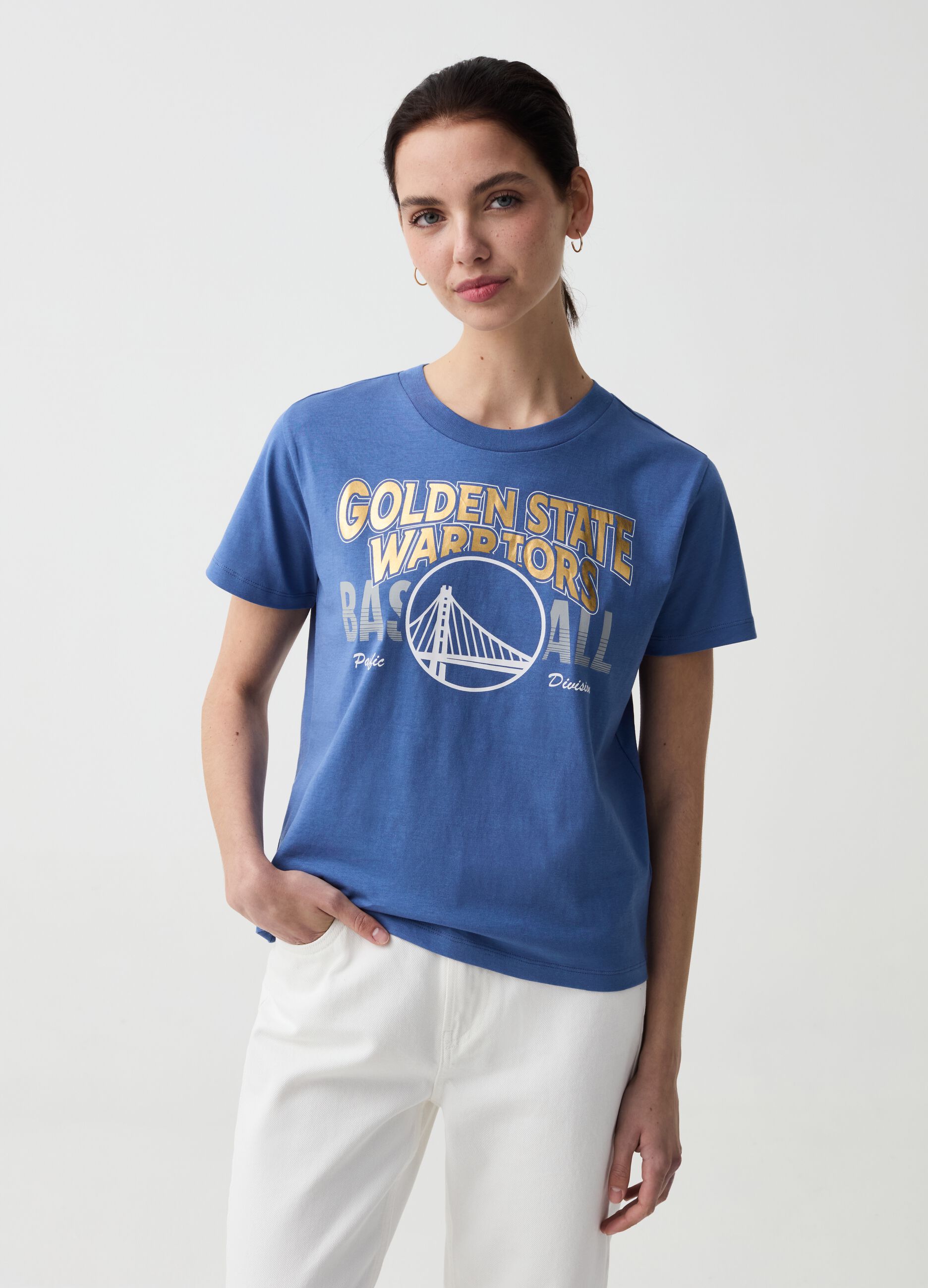Camiseta con estampado NBA Golden State Warriors