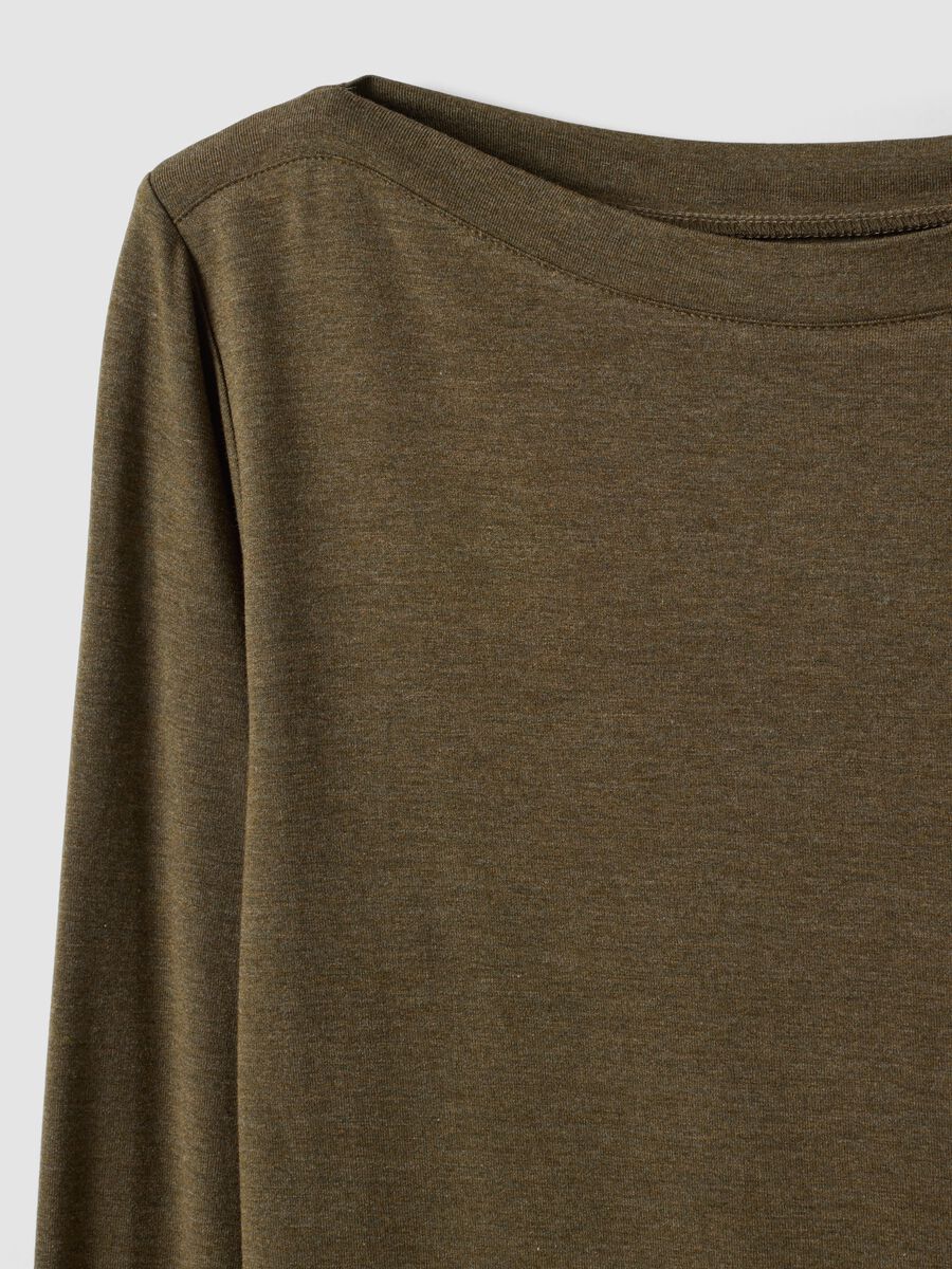 &Pi;&rho;ά&sigma;&iota;&nu;&omicron; slim-fit T-shirt &alpha;&pi;ό &epsilon;&lambda;&alpha;&sigma;&tau;&iota;&kappa;ή &beta;&iota;&sigma;&kappa;ό&zeta;&eta;_5