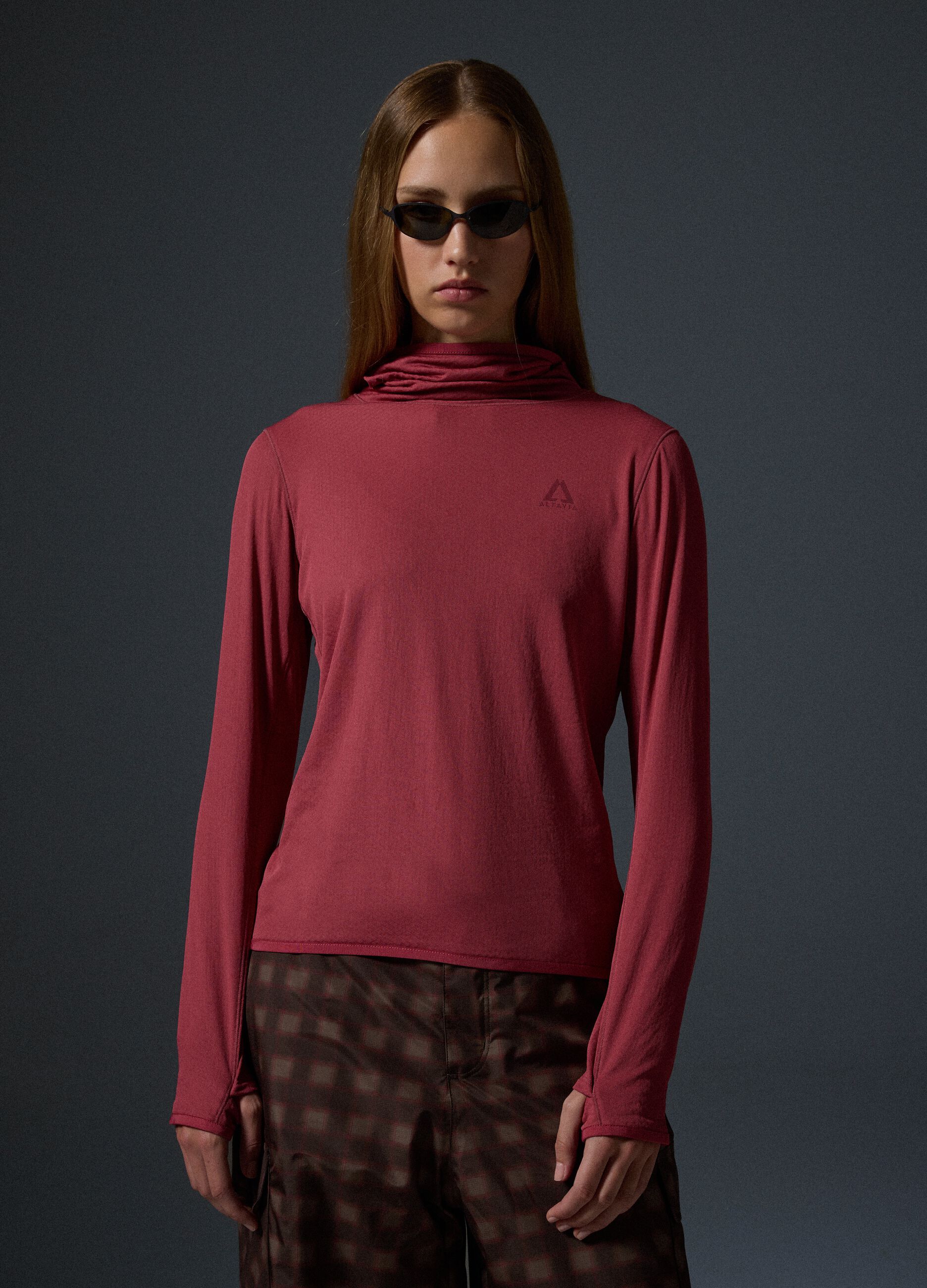T-Shirt Traspirante con Cappuccio ALTAVIA WITH DEBORAH COMPAGNONI