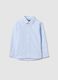 Boys' pure cotton multicolour striped shirt regular fit_0