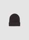 Grey ribbed stretch wool beanie_0