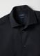 Camisa preta justa de algod&atilde;o el&aacute;stico_5