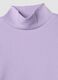 T-shirt roxa slim fit em algod&atilde;o org&acirc;nico el&aacute;stico canelado_2