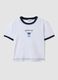 White stretch cotton T-shirt with Stitch print, regular fit_4
