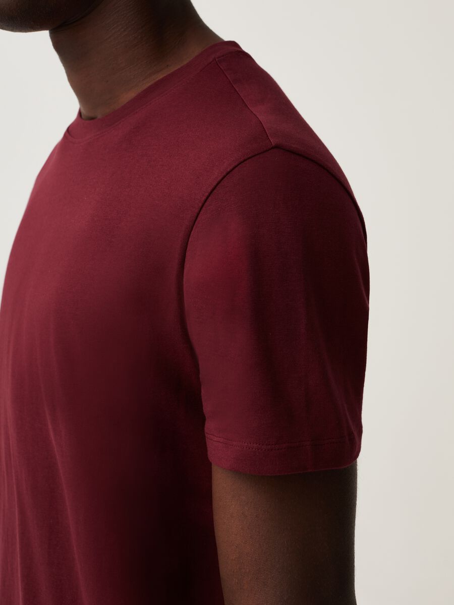 Camiseta cuello redondo de algodón orgánico_3