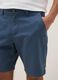 Blue regular-fit pure cotton chino Bermuda shorts_3
