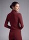 Rote, figurbetonte Full-Zip-Jacke aus Stretchmaterial &ndash; ALTAVIA STUDIO_1
