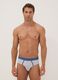3er-Pack Slips in Hellblau und Weiss aus elastischer Bio-Baumwolle_0