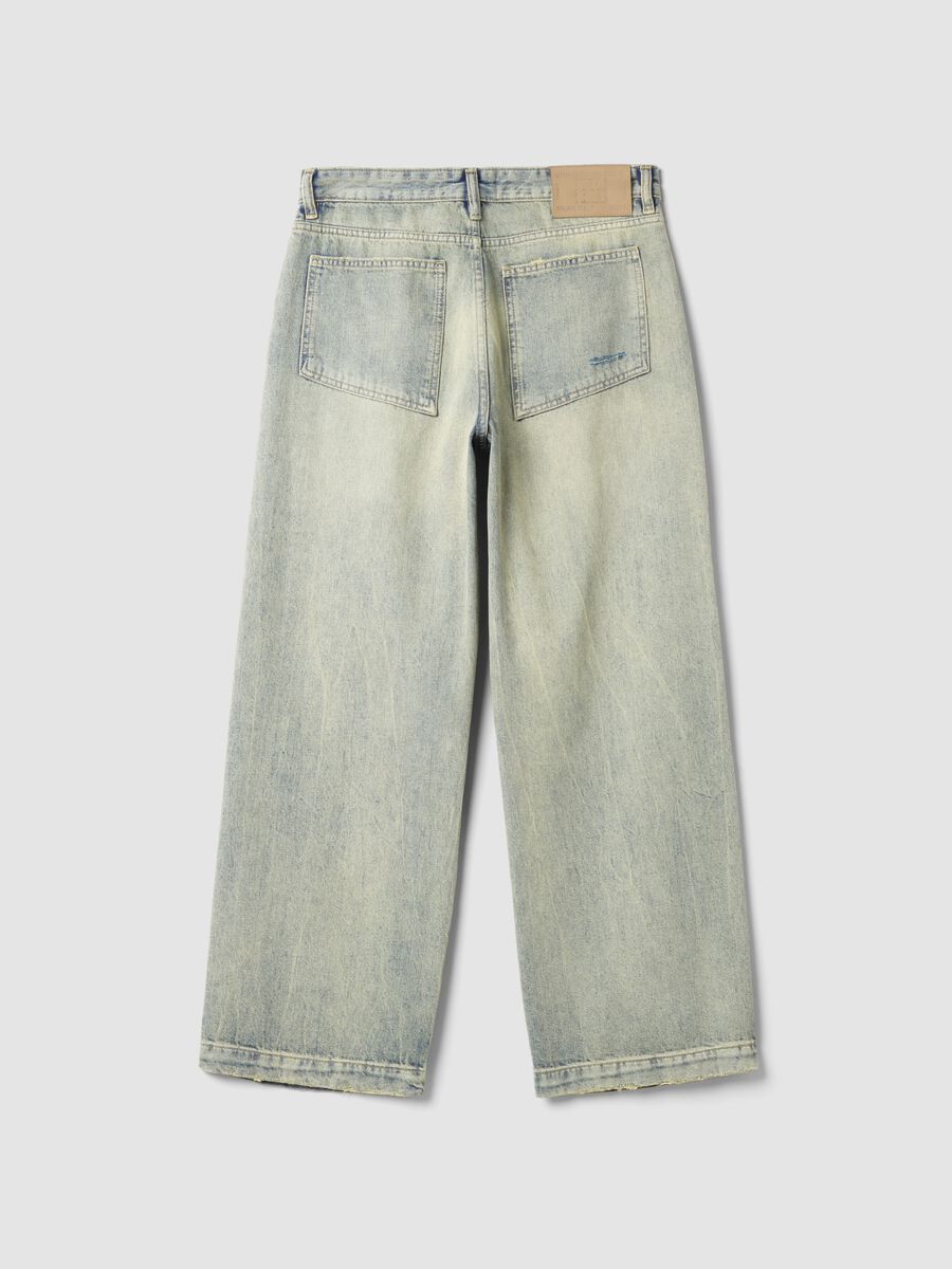 Vintage Wide-Leg Denim in Hellblau_5