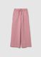 Girls' pure cotton pink culotte trousers_0