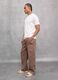 100% Linen Wide-Leg Trousers in Mocha_4