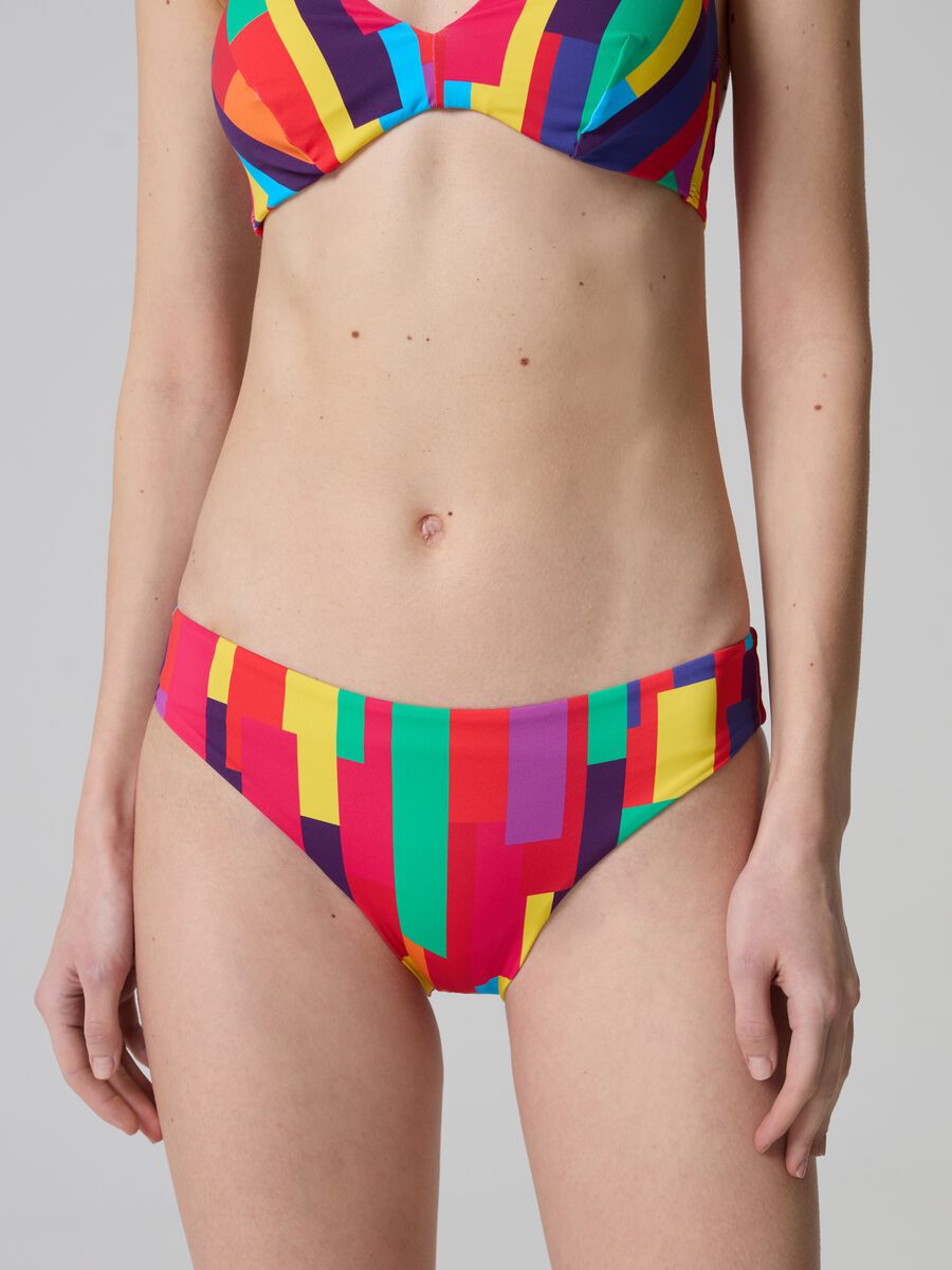 Braguita de bikini estampado multicolor_1