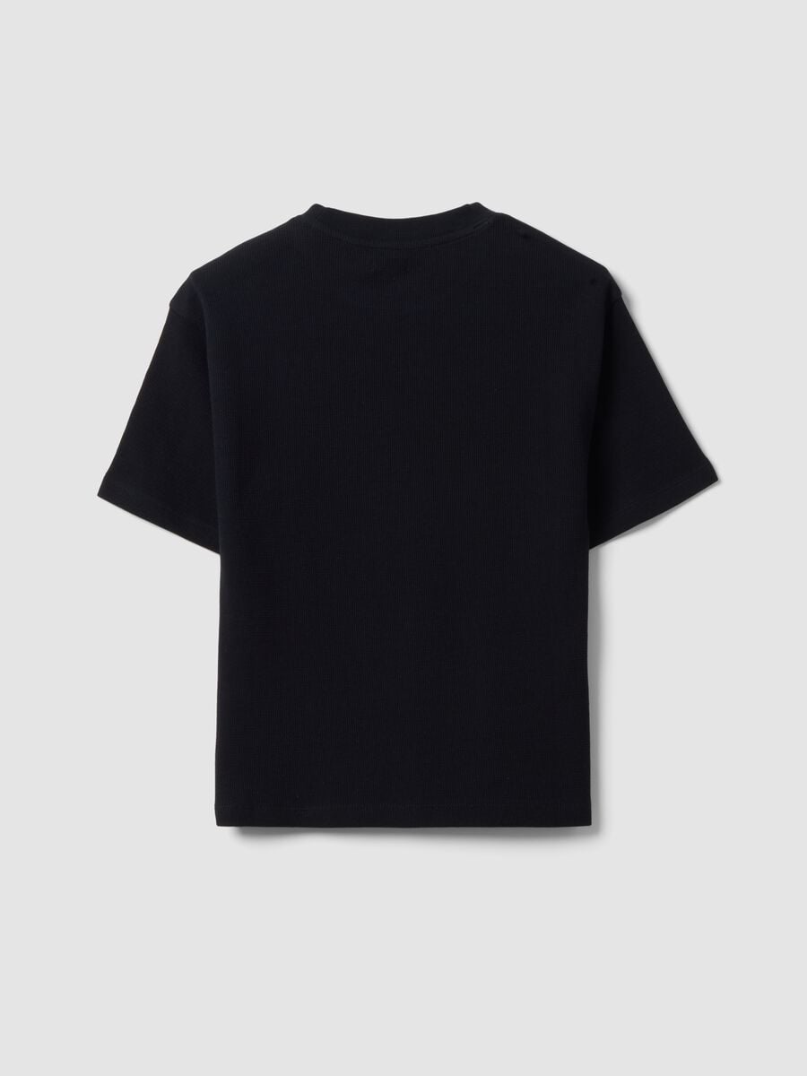 &Mu;&alpha;ύ&rho;&omicron; oversized T-shirt &alpha;&pi;ό 100% &omicron;&rho;&gamma;&alpha;&nu;&iota;&kappa;ό &beta;&alpha;&mu;&beta;ά&kappa;&iota; &mu;&epsilon; &upsilon;&phi;ή &kappa;&eta;&rho;ή&theta;&rho;&alpha;&sigmaf; &gamma;&iota;&alpha; &alpha;&gamma;ό&rho;&iota;_1