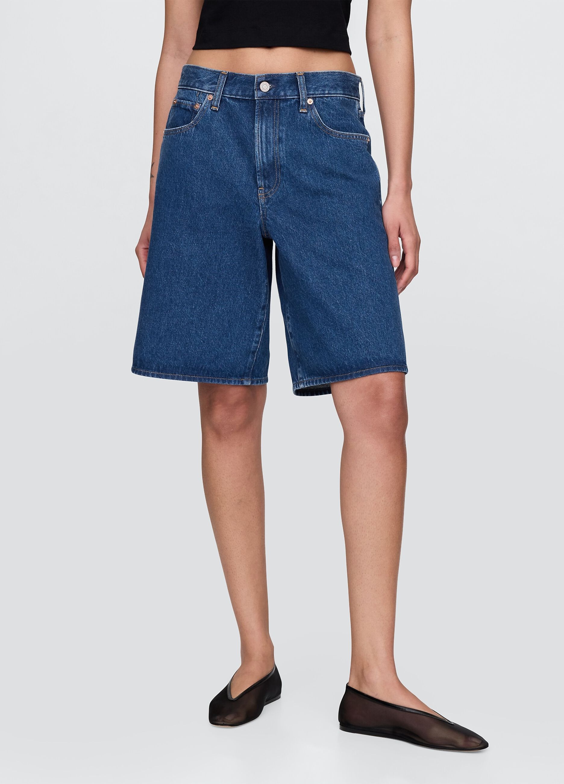 Blue Denim Shorts