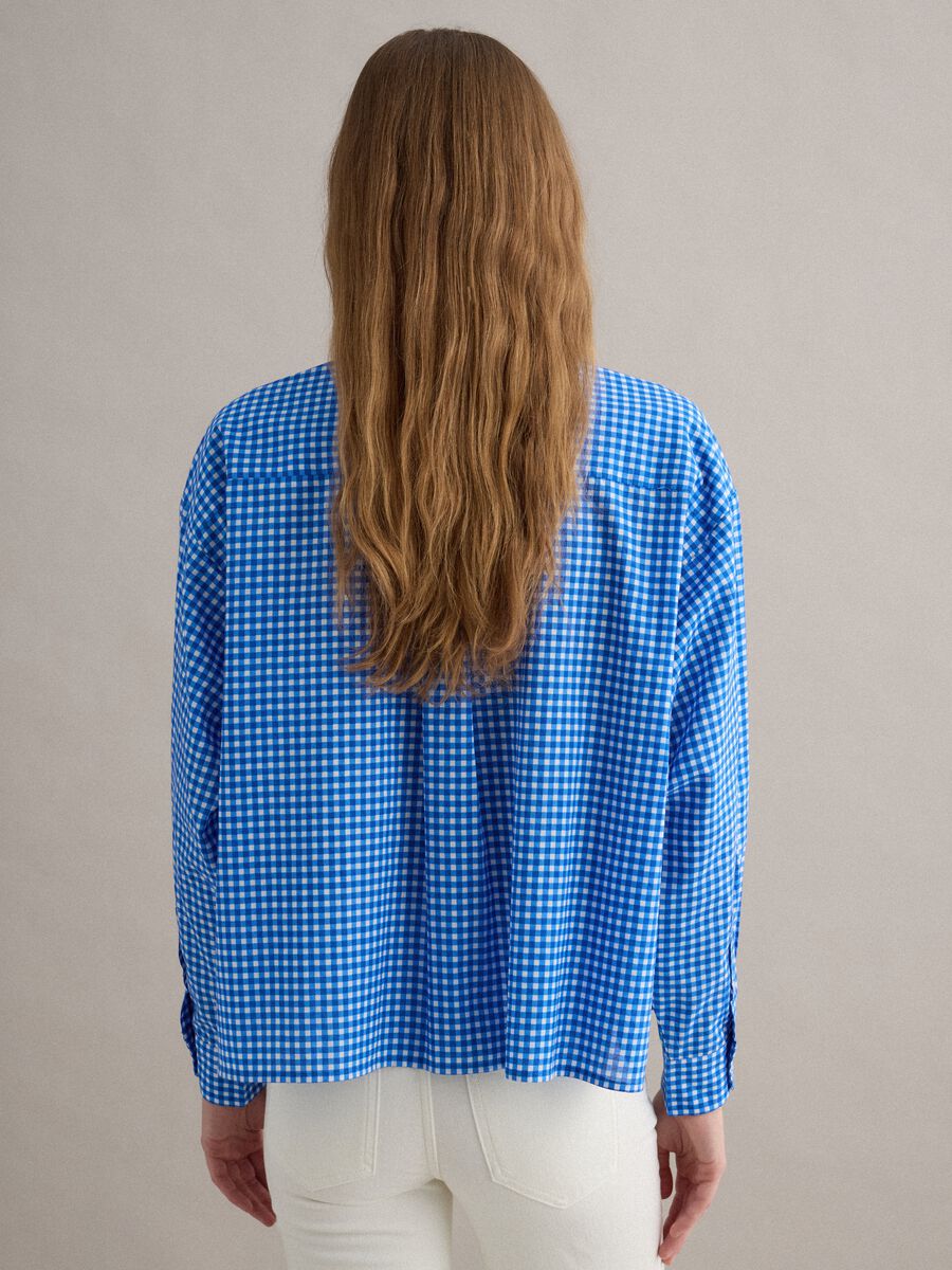 Multicolour check pure cotton regular fit shirt_3