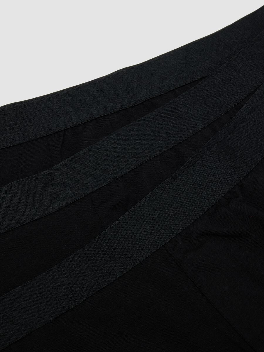 Three-pack of black organic cotton boxer shorts_5