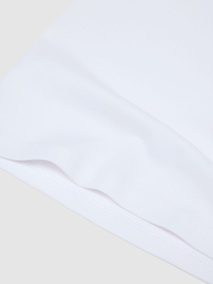 Twin pack of girls' multi-colour pure cotton vests in regular fit_3