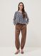 Multicoloured patterned blouse with long sleeves, regular fit_1